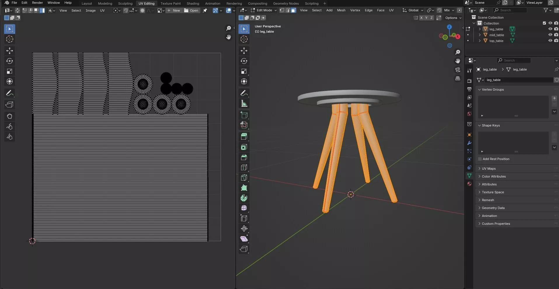 Round Table CG1 3D model_9