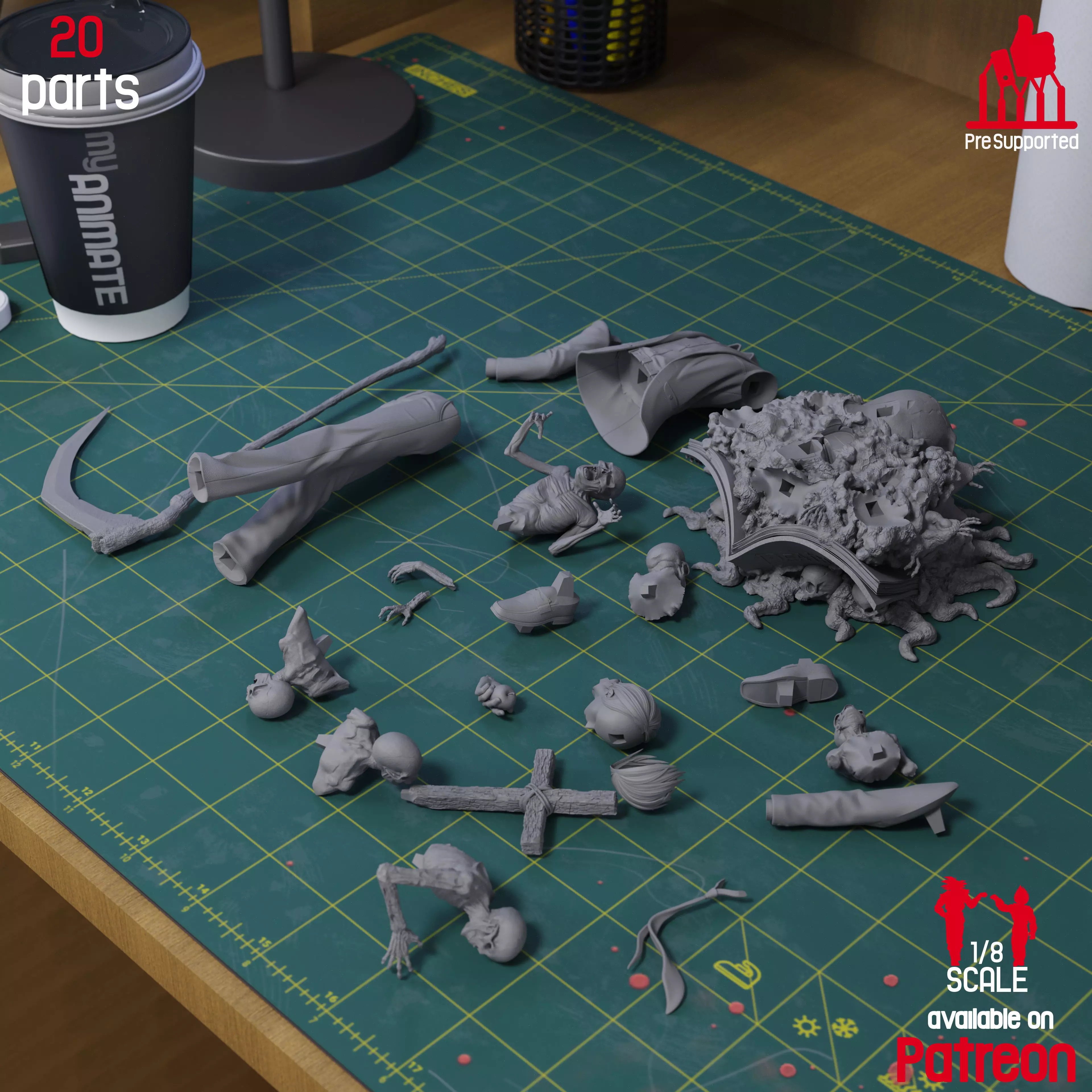 Light Yagami from DeathNote - STL for 3D Printing 3D print model_8