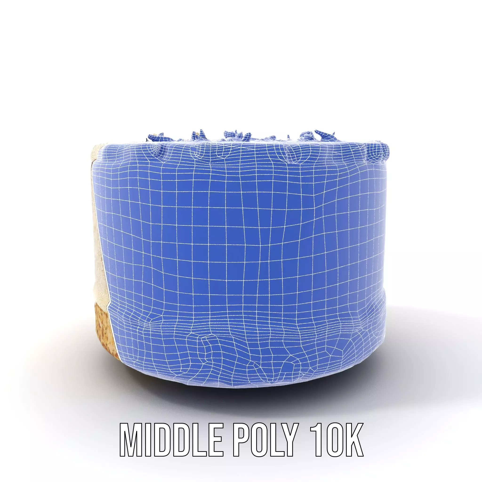 Coconut Vanilla Cake model pack Low-poly 3D model_24