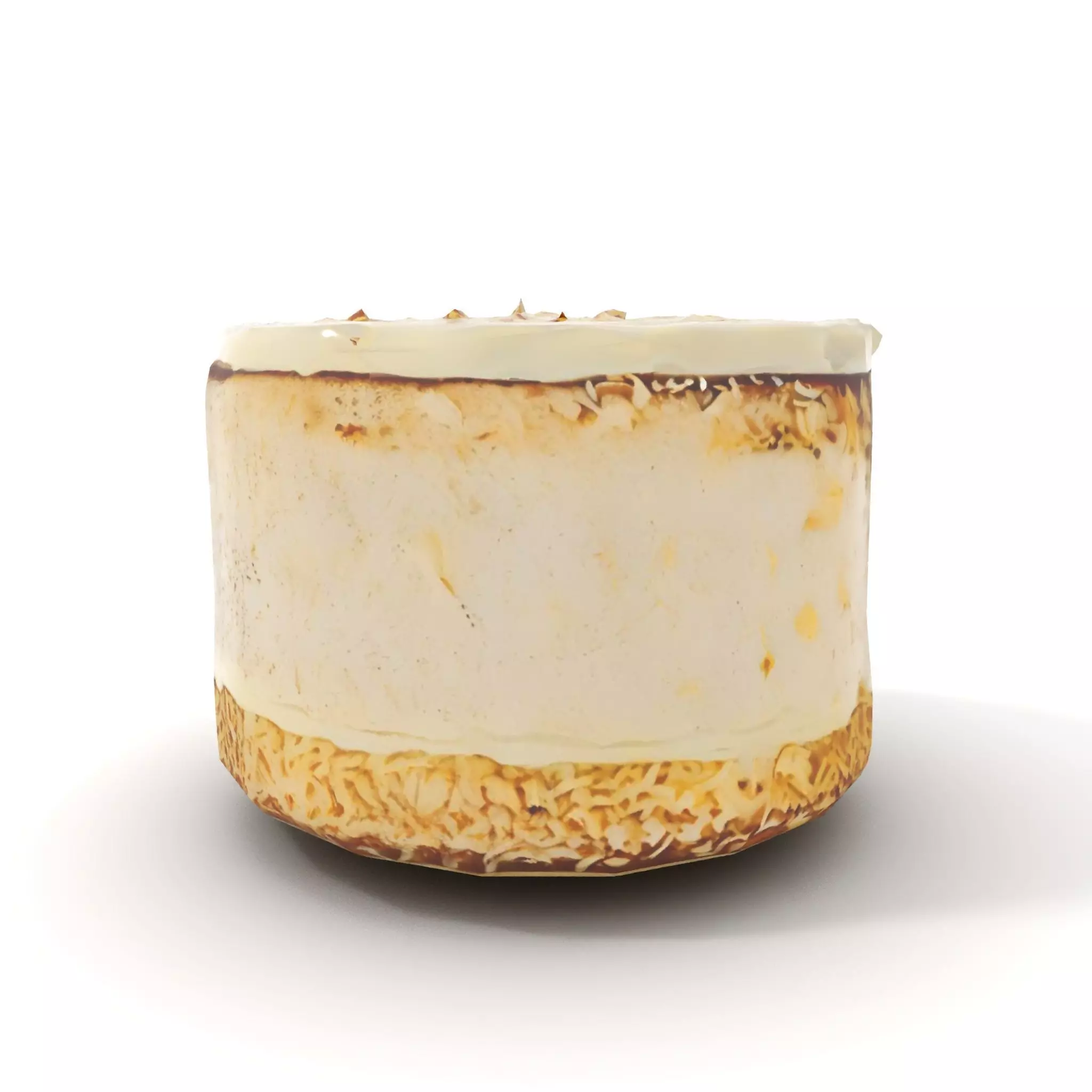 Coconut Vanilla Cake model pack Low-poly 3D model_17