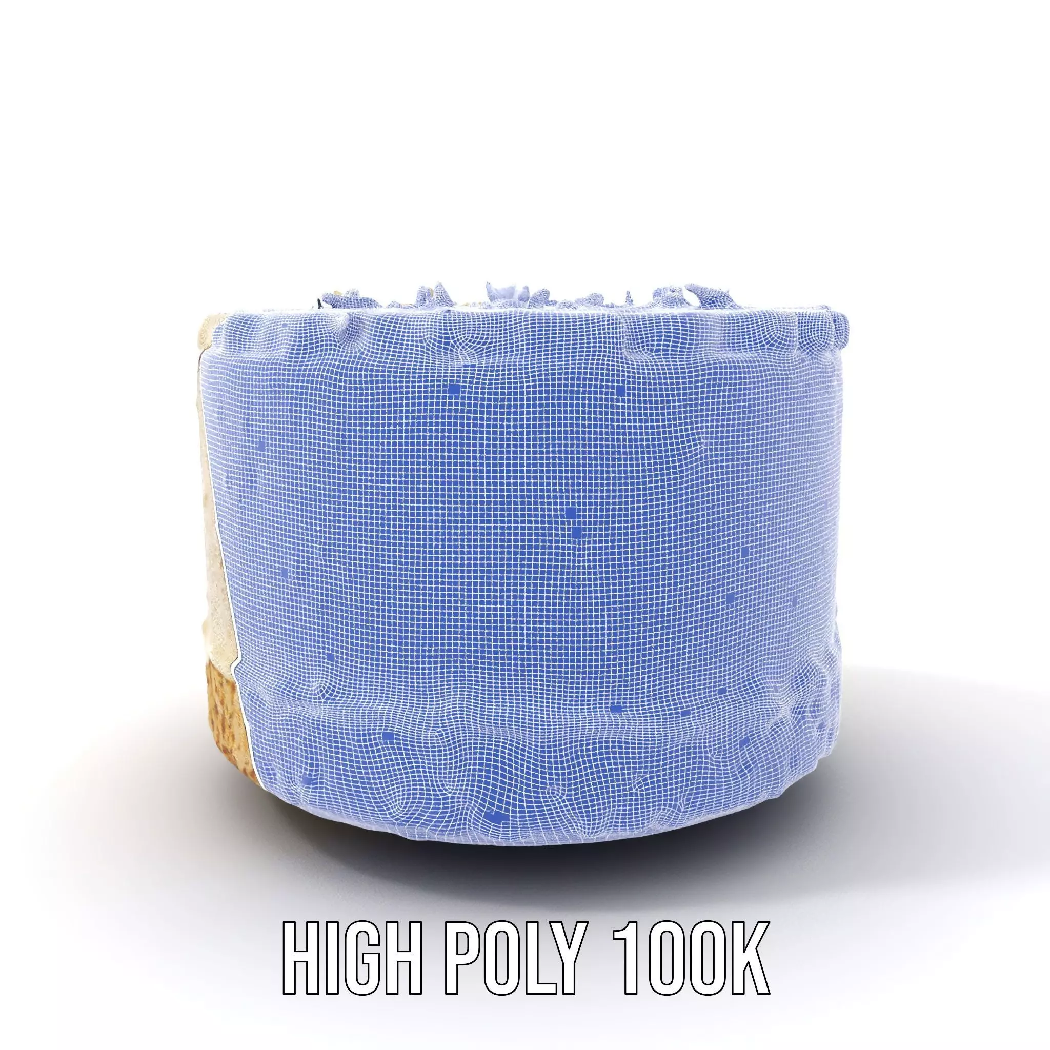 Coconut Vanilla Cake model pack Low-poly 3D model_4