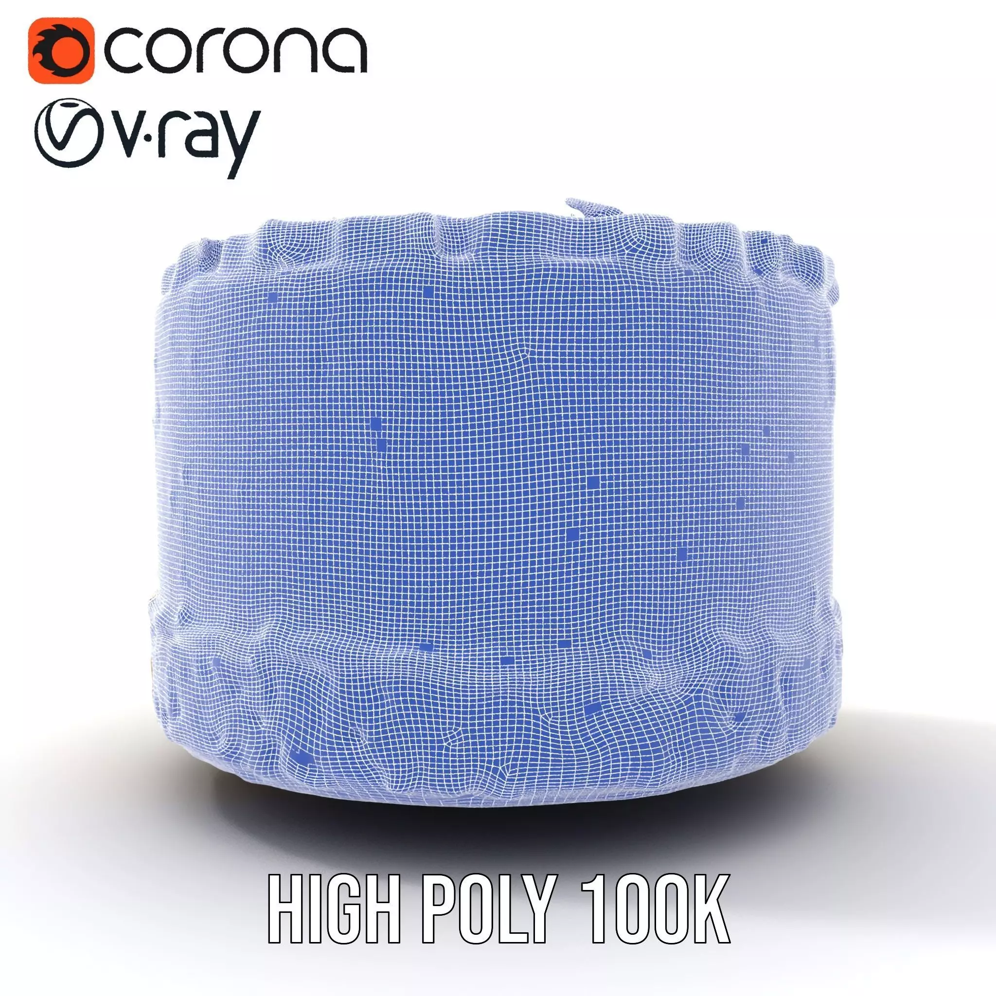 Coconut Vanilla Cake model pack Low-poly 3D model_29