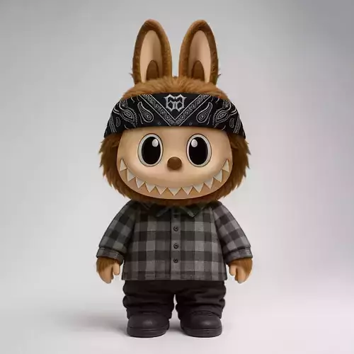 Homeboy Gangster Cholo Labubu Pop Mart Kasing Lung toy