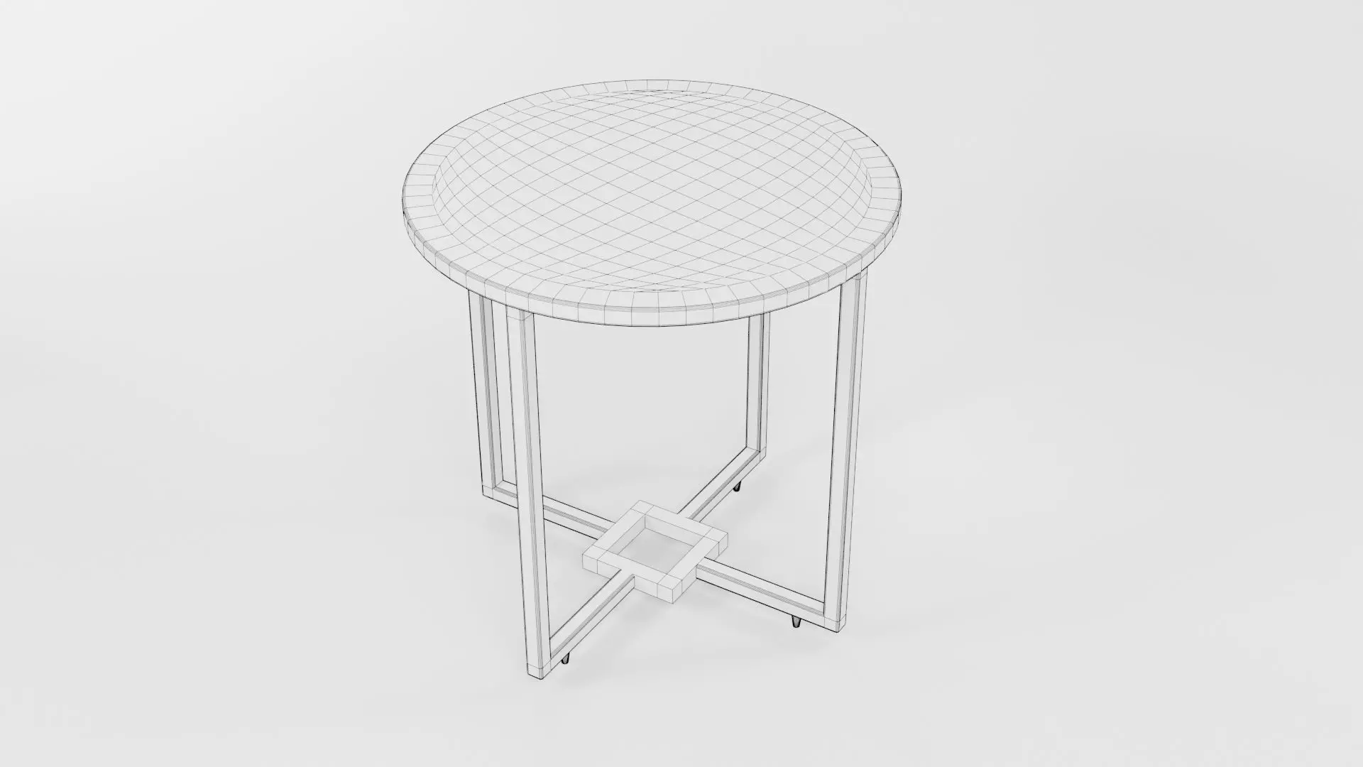 Round Table CG7 3D model_6