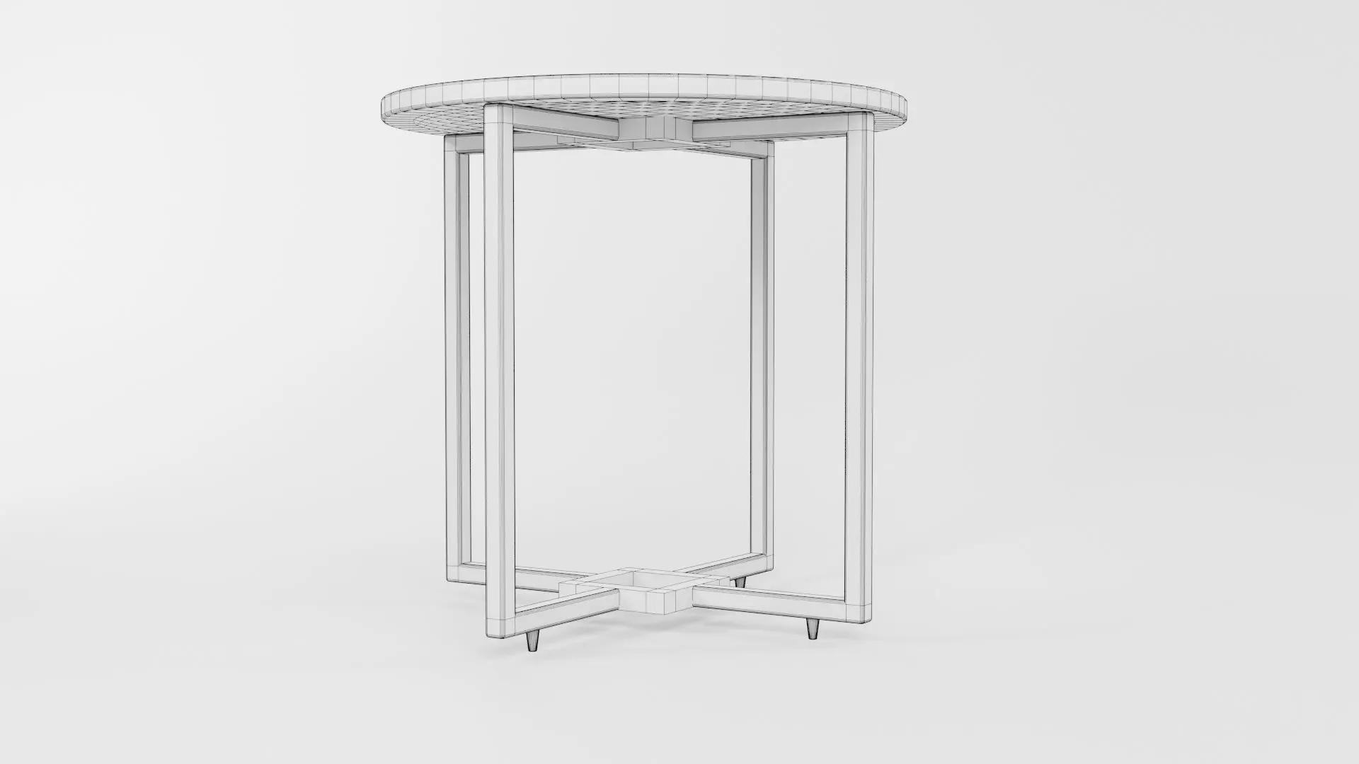 Round Table CG7 3D model_5