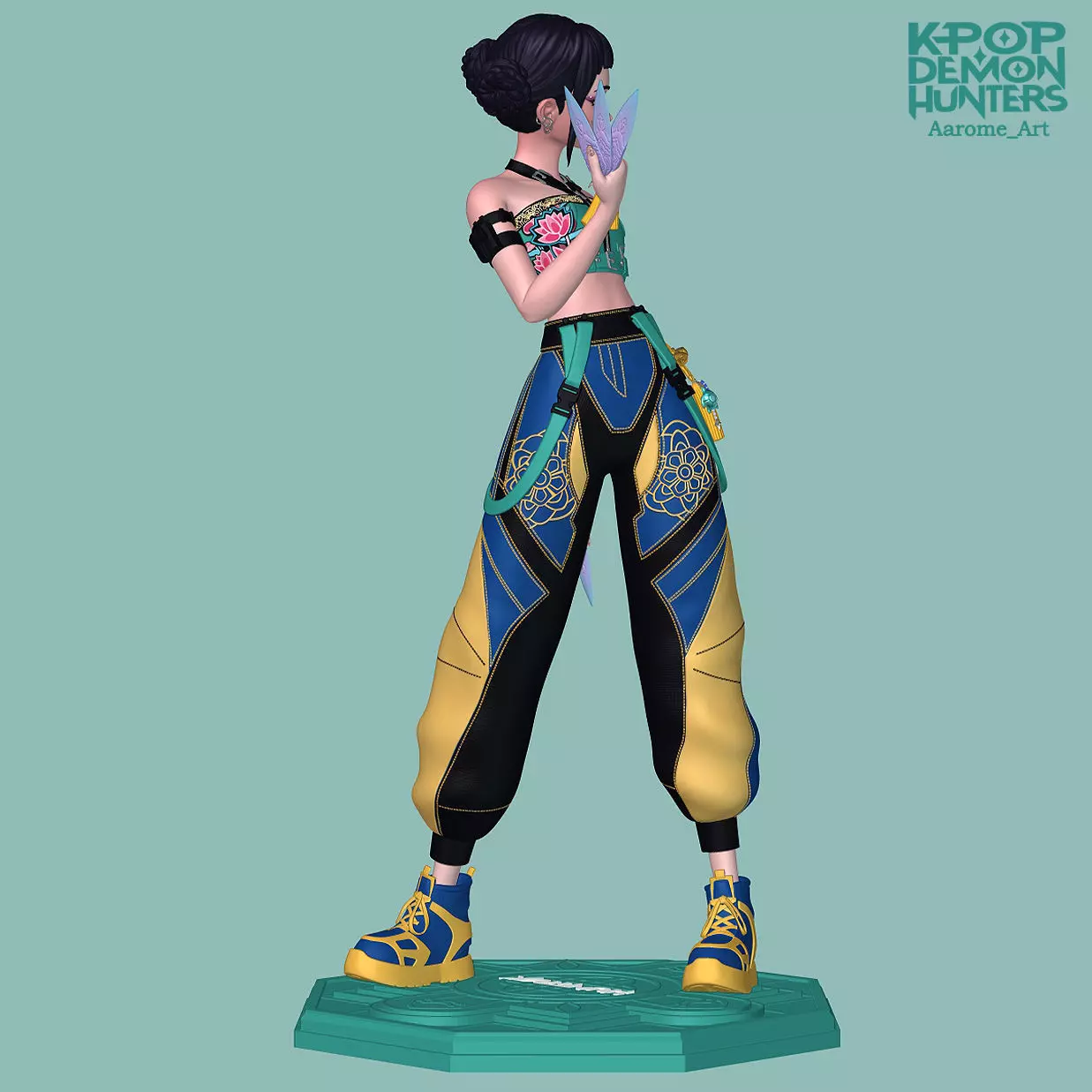 Zoey KPop Demon Hunters 3D print model_8