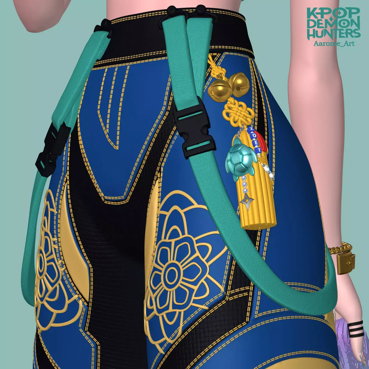 Zoey KPop Demon Hunters 3D print model_15