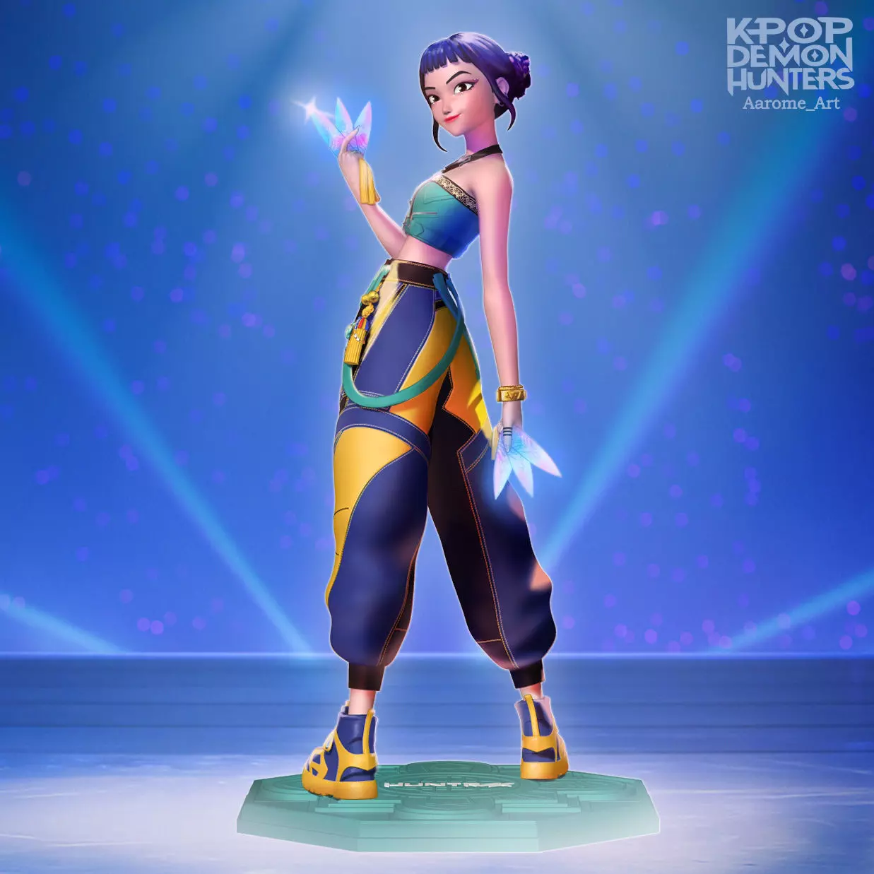 Zoey KPop Demon Hunters 3D print model_0