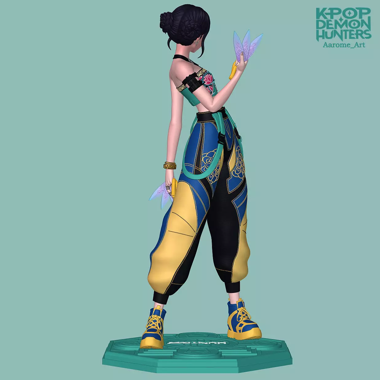Zoey KPop Demon Hunters 3D print model_7