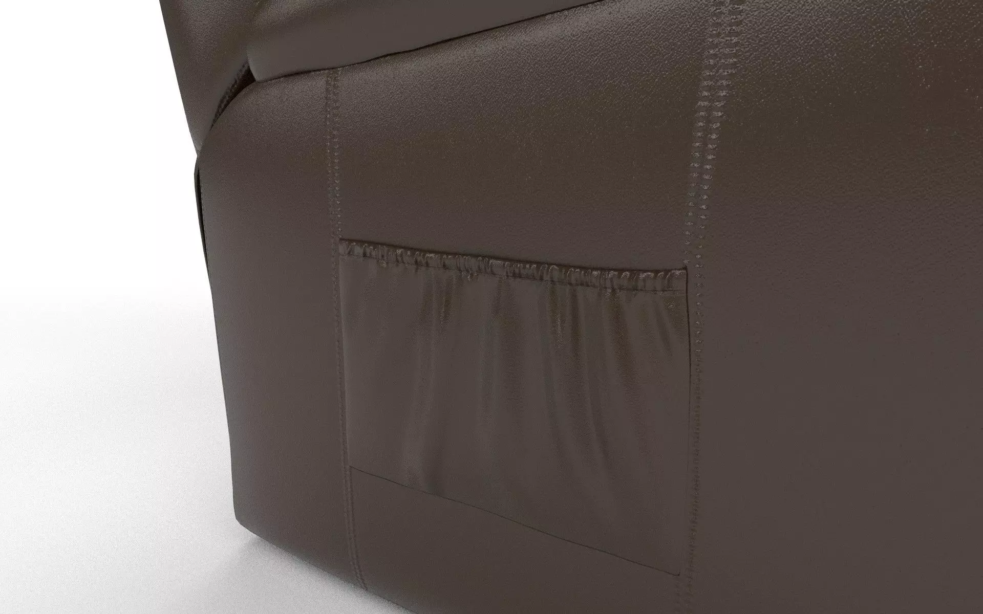 Recliiner Low-poly 3D model_2