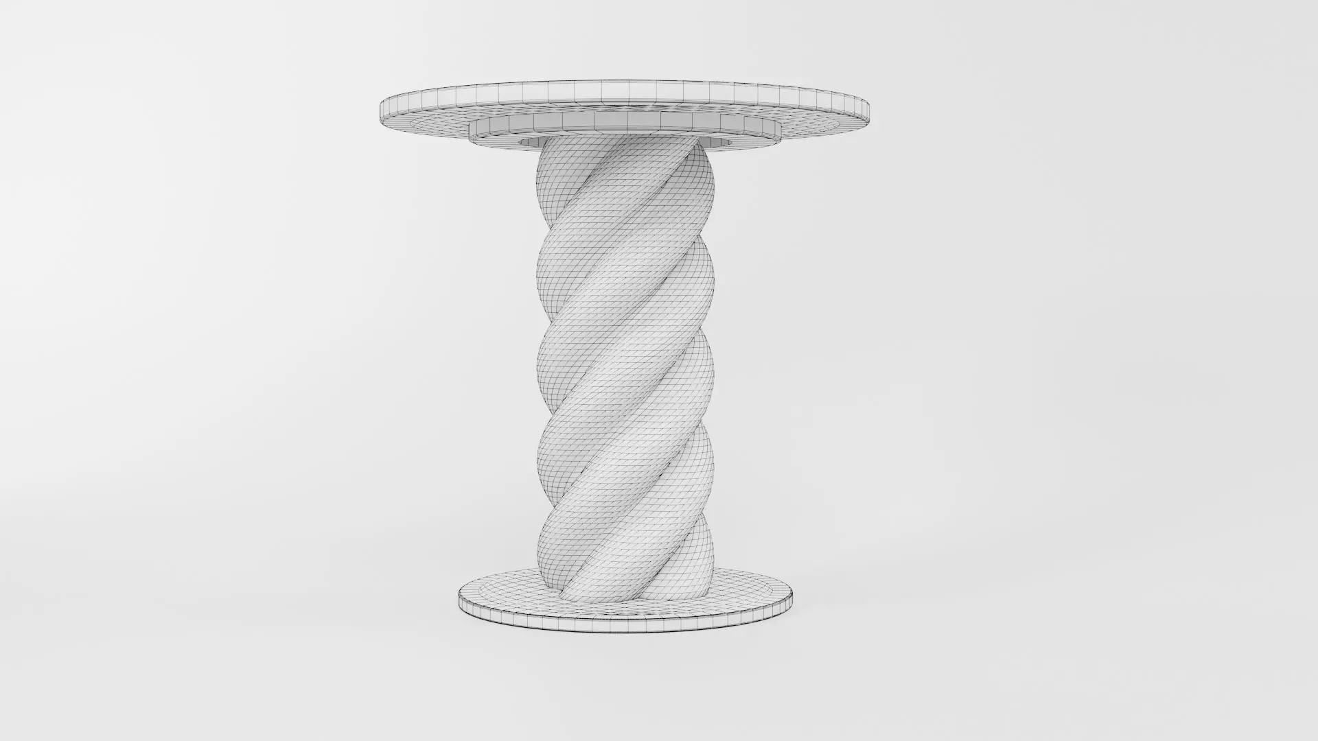 Round Table CG9 3D model_5