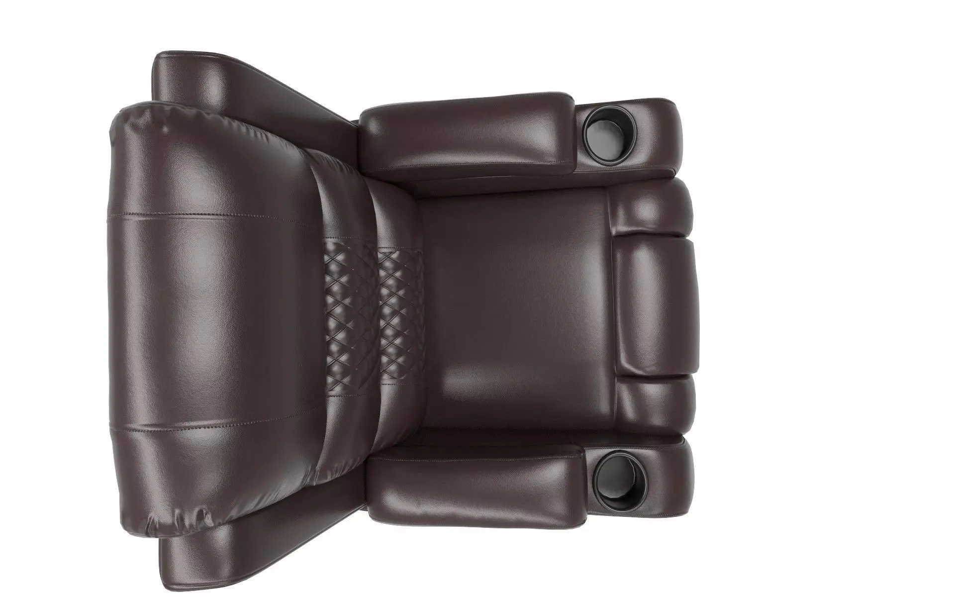 Recliner Low-poly 3D model_3