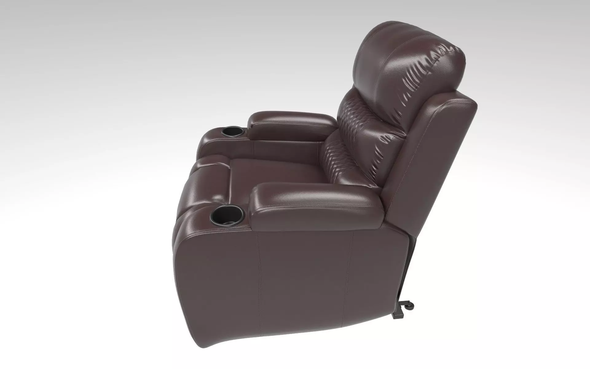 Recliner Low-poly 3D model_16