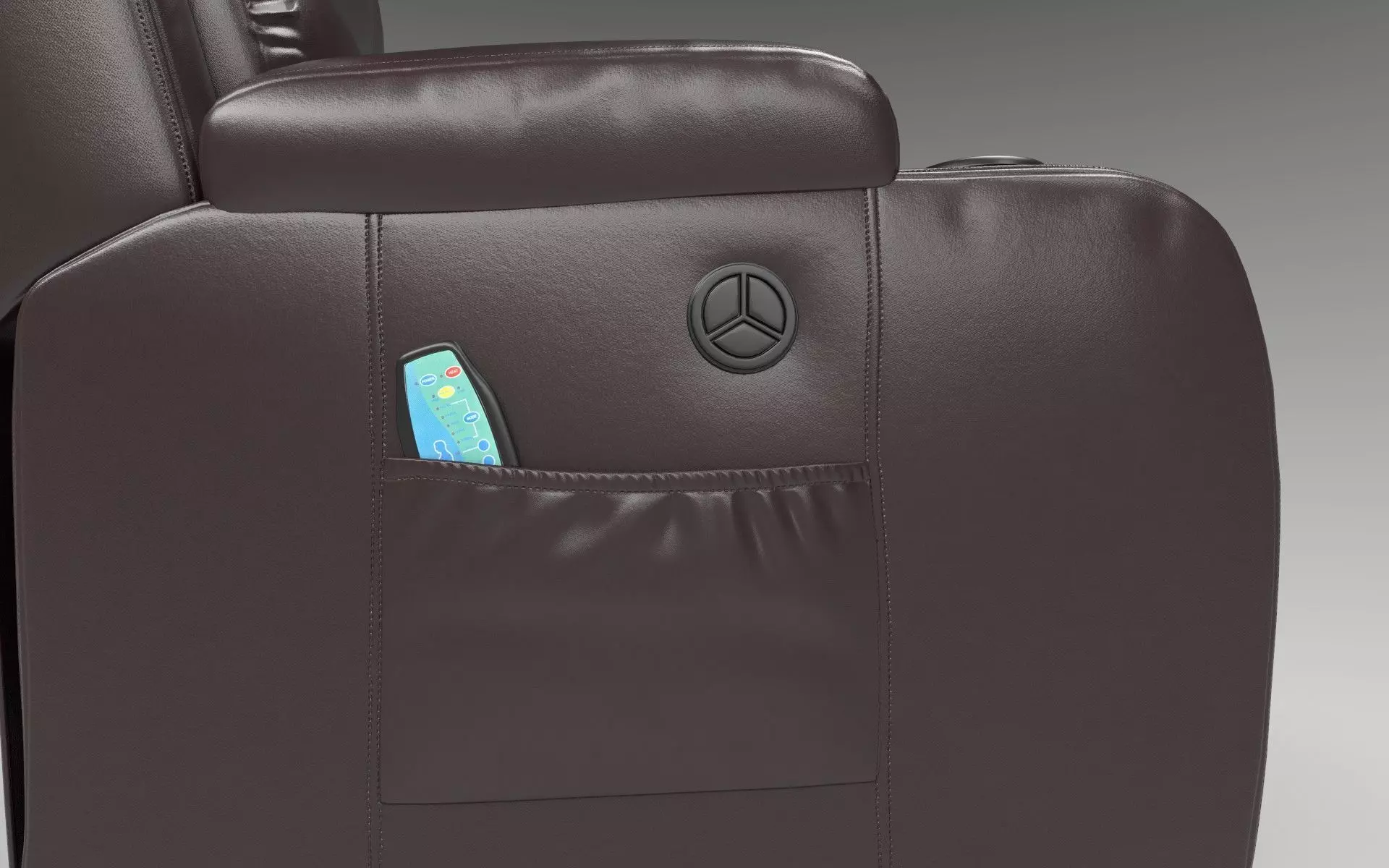 Recliner Low-poly 3D model_11