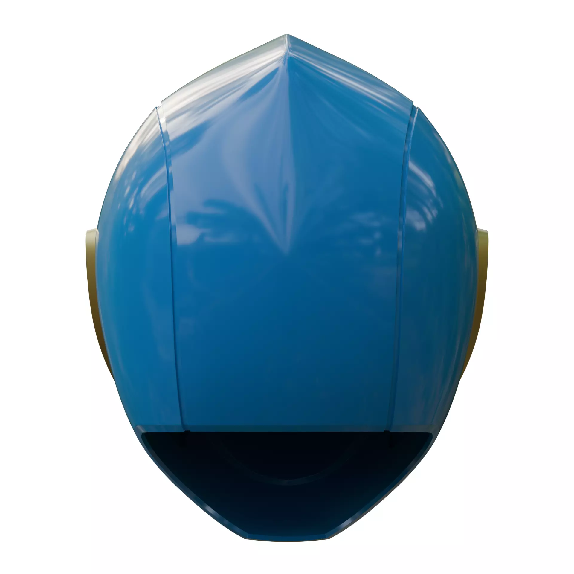 Blue Ninja Ranger Helmet - Power Rangers Ninja Storm Cosplay 3D print model_4