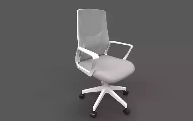 Office Chair Low-poly 3D model