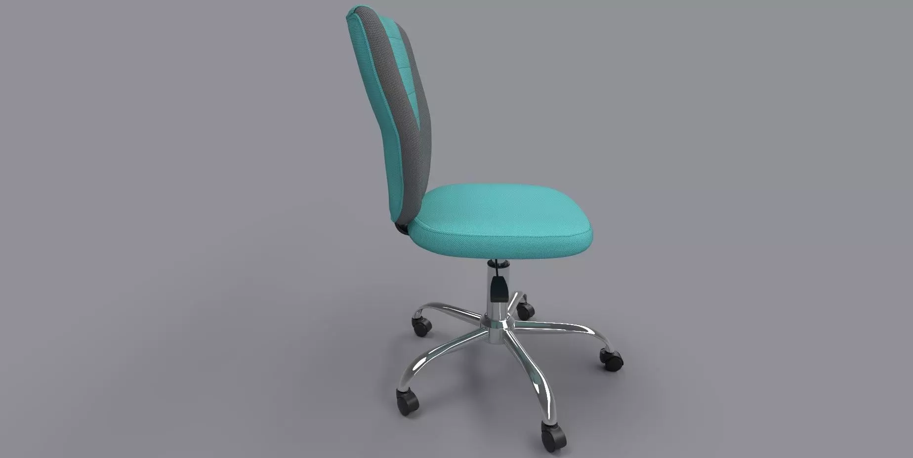 Office Chair Low-poly 3D model_6
