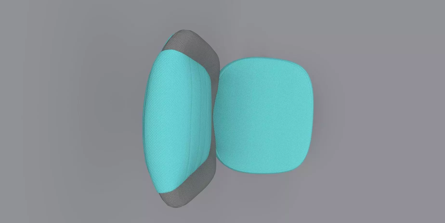 Office Chair Low-poly 3D model_7