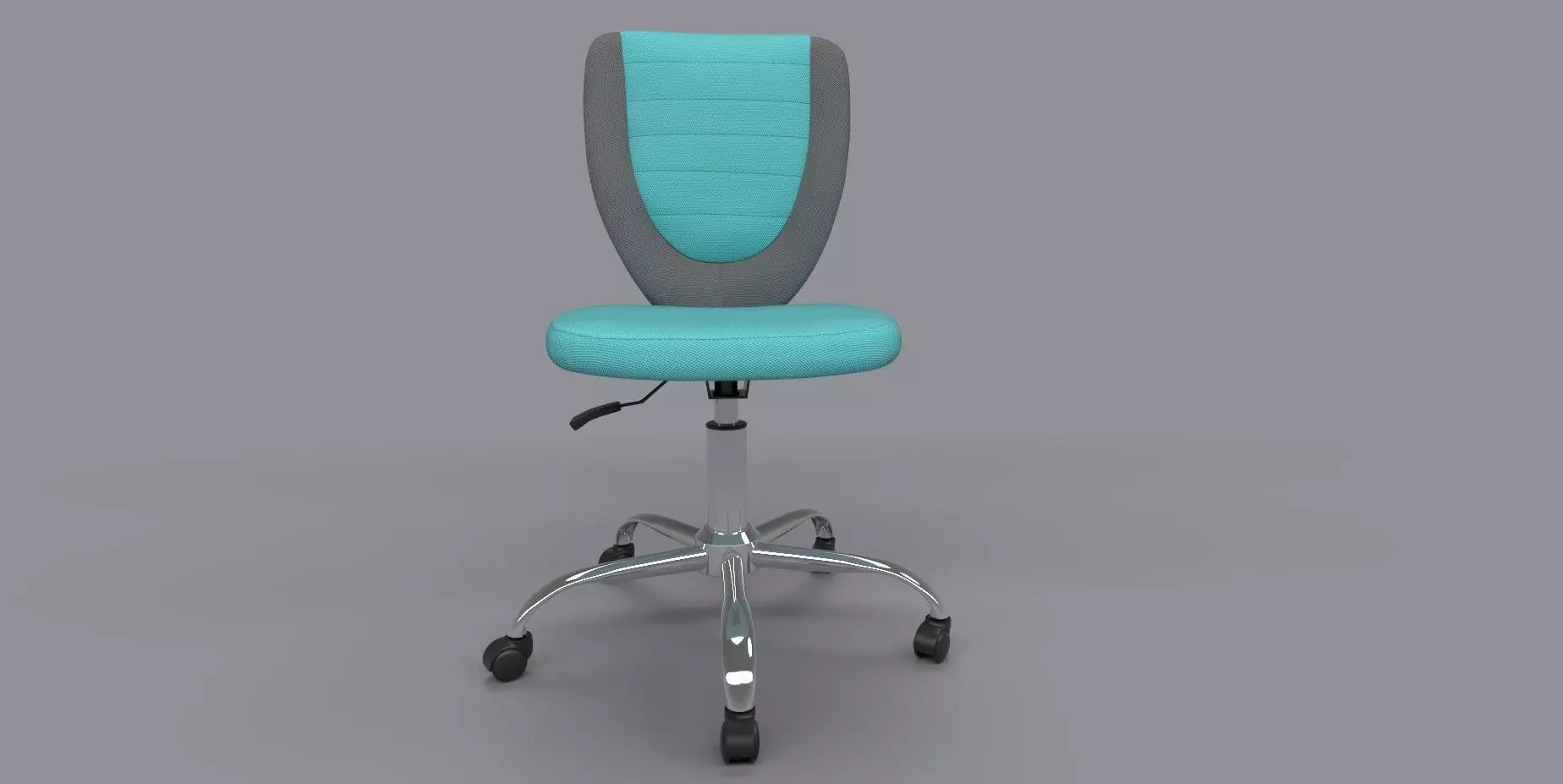 Office Chair Low-poly 3D model_1