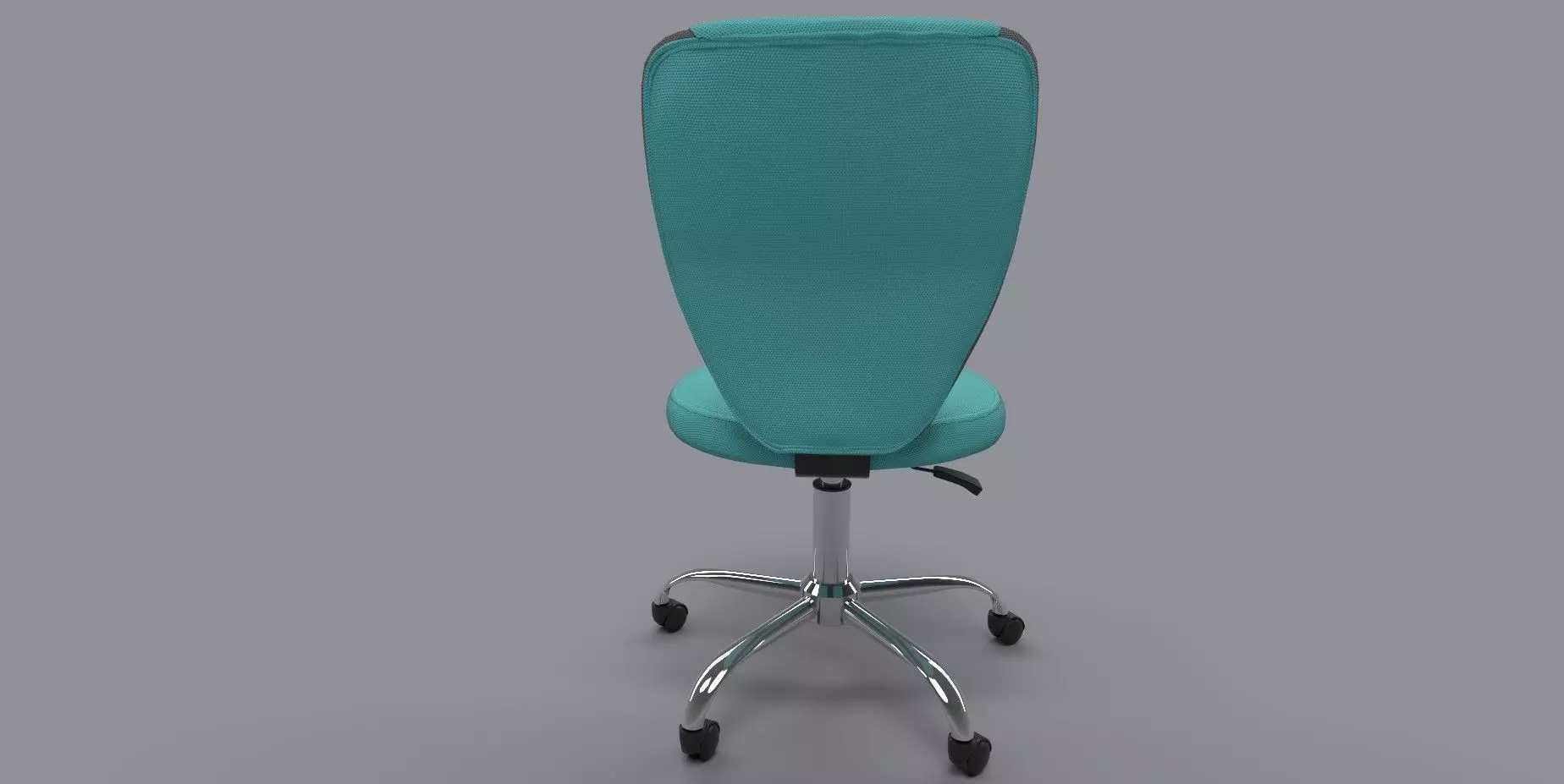 Office Chair Low-poly 3D model_5