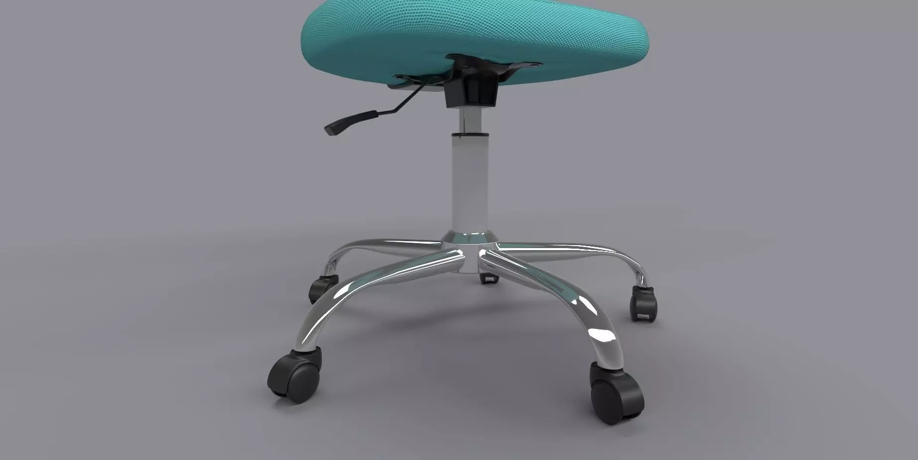 Office Chair Low-poly 3D model_9