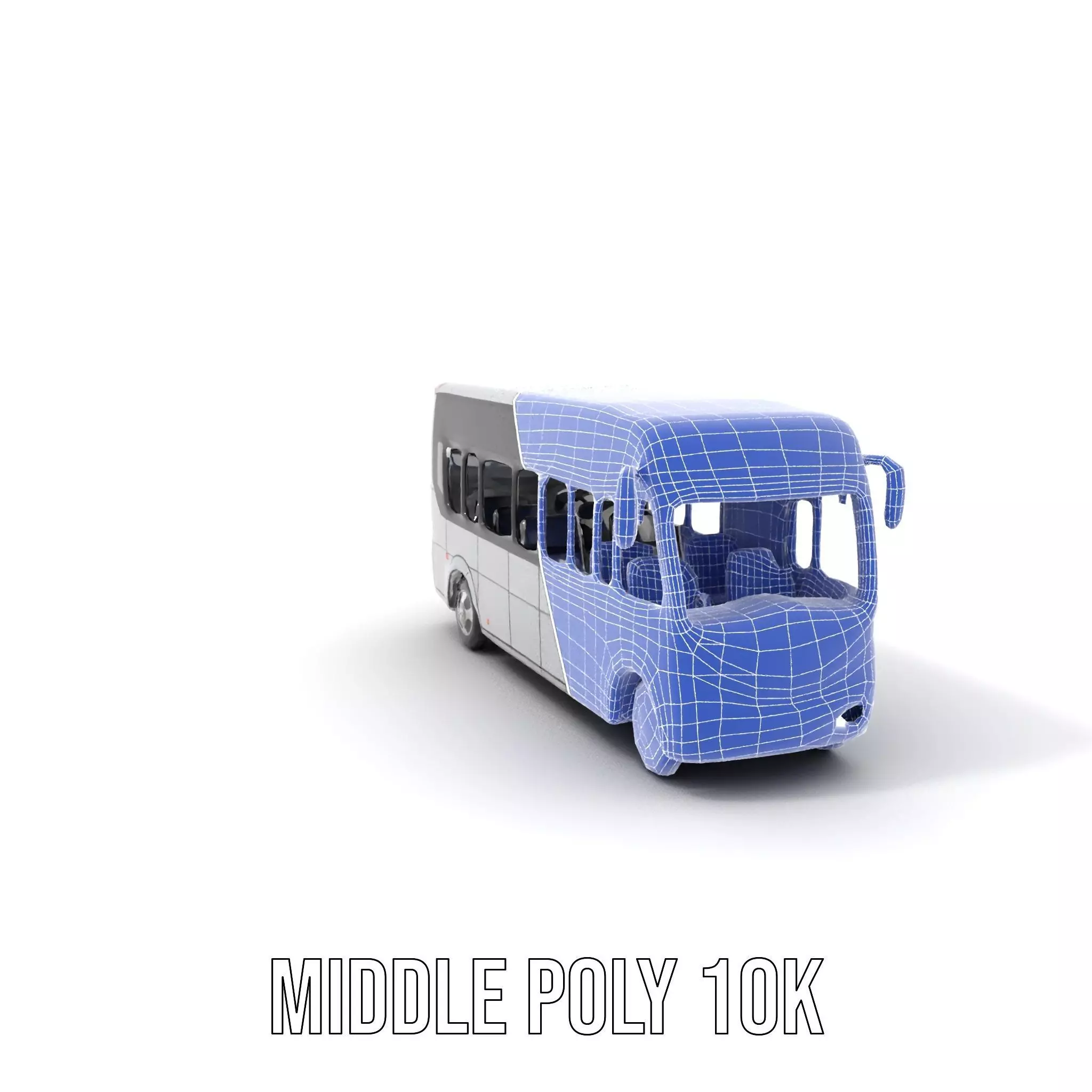 Modern City Bus model pack Low-poly 3D model_20
