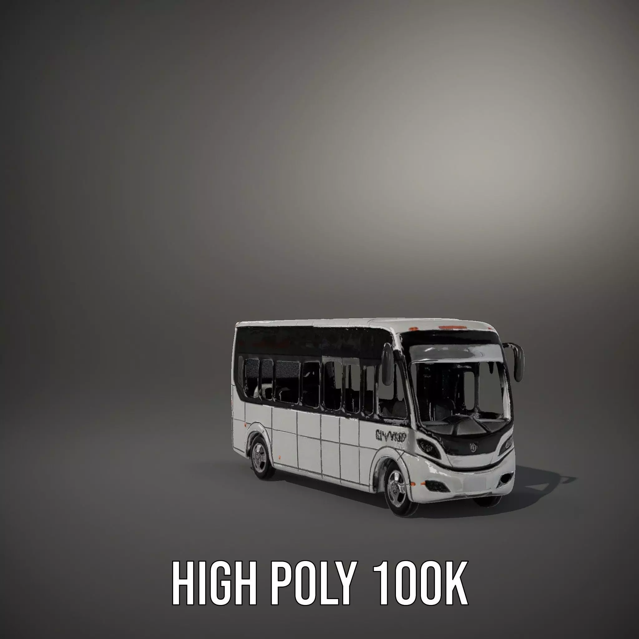 Modern City Bus model pack Low-poly 3D model_8