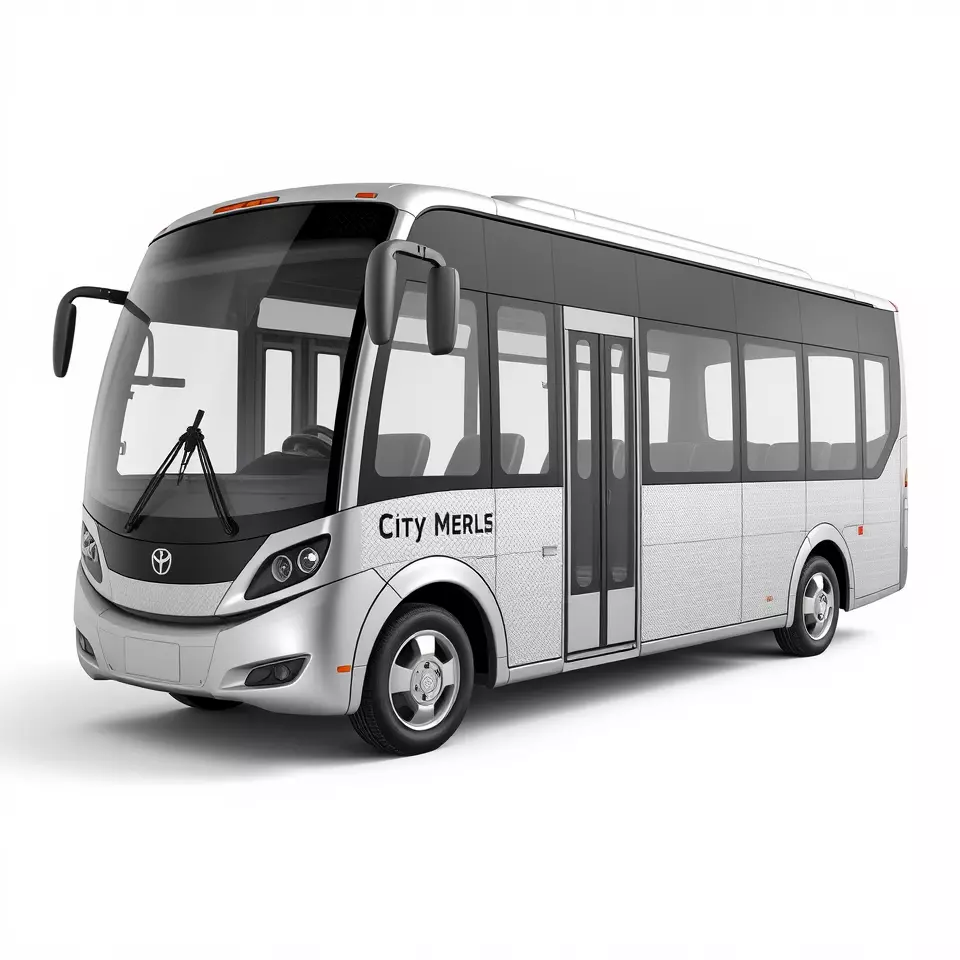 Modern City Bus model pack Low-poly 3D model_2