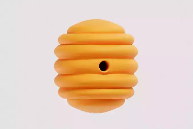 Bee Honey Hive 3d Model