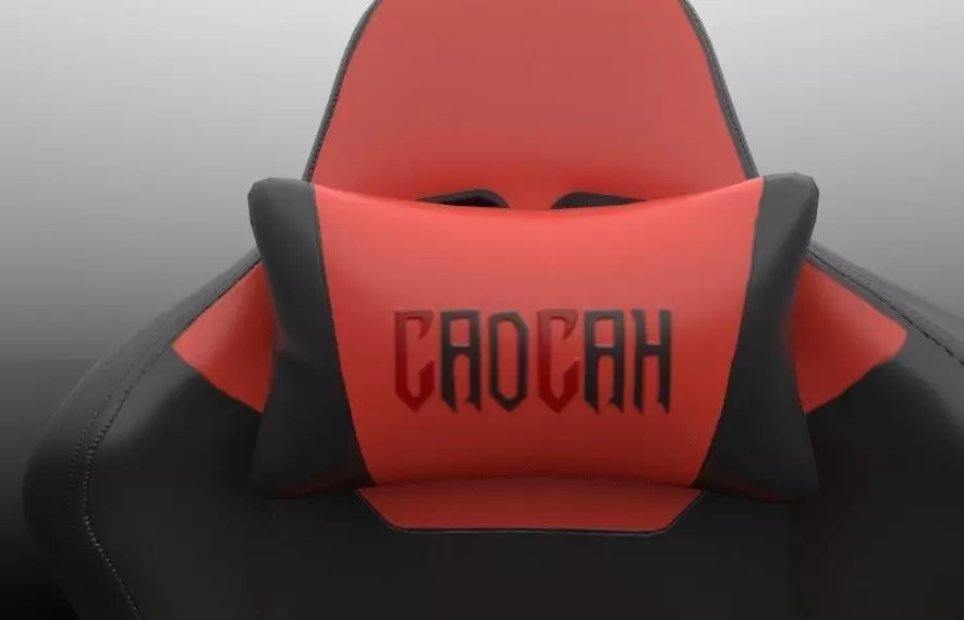 Gaming Chair Low-poly 3D model_6