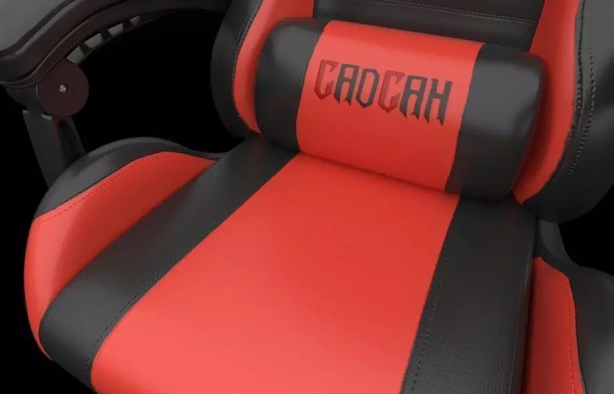 Gaming Chair Low-poly 3D model_9