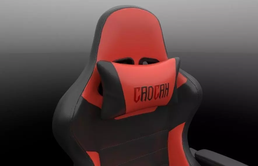 Gaming Chair Low-poly 3D model_13