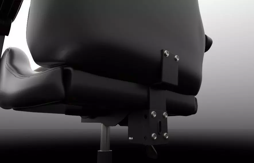 Gaming Chair Low-poly 3D model_4