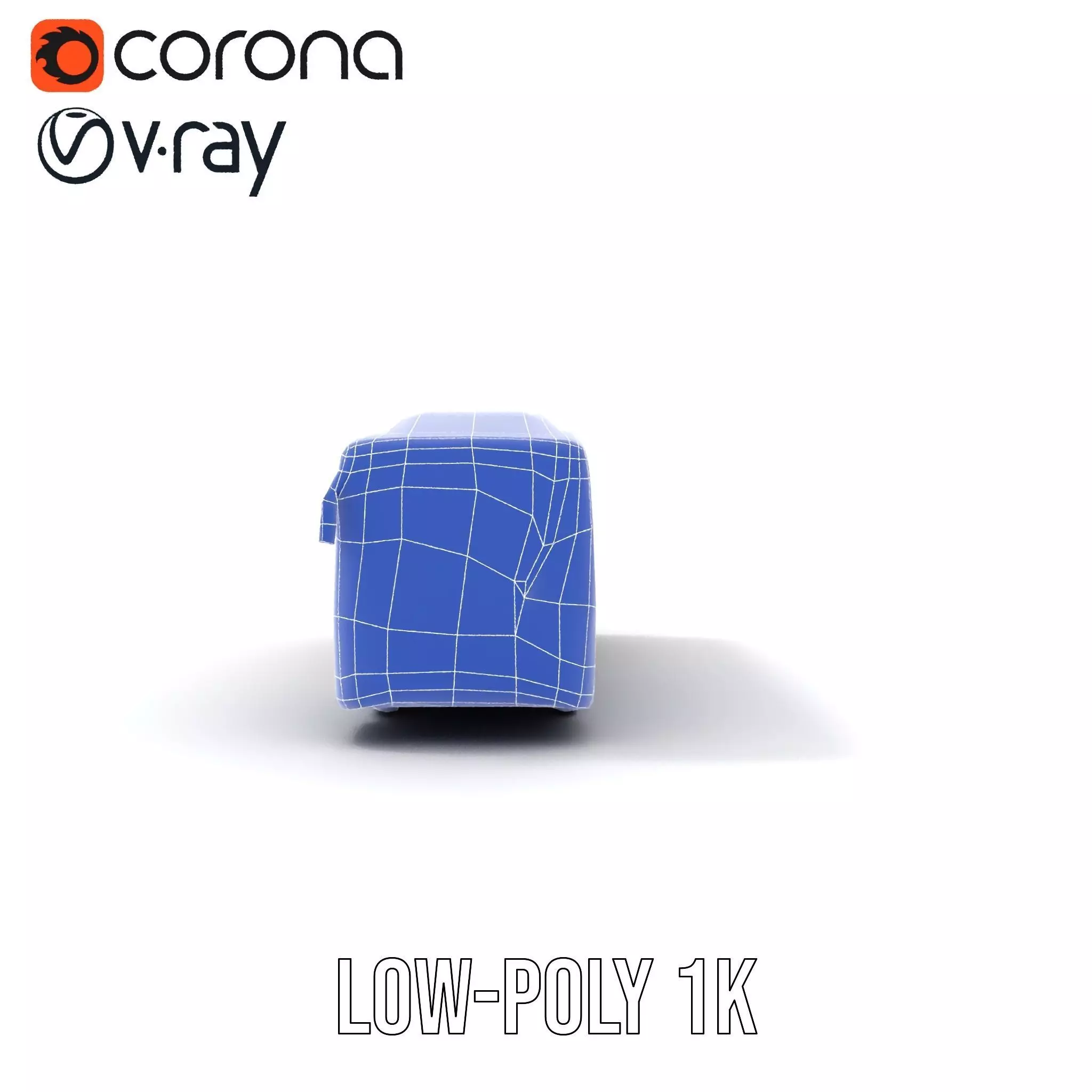 Sleek Silver Bus model pack Low-poly 3D model_30