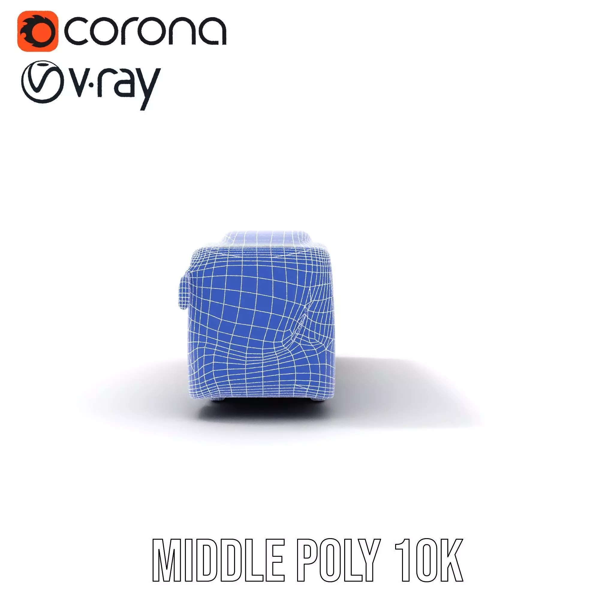 Sleek Silver Bus model pack Low-poly 3D model_20