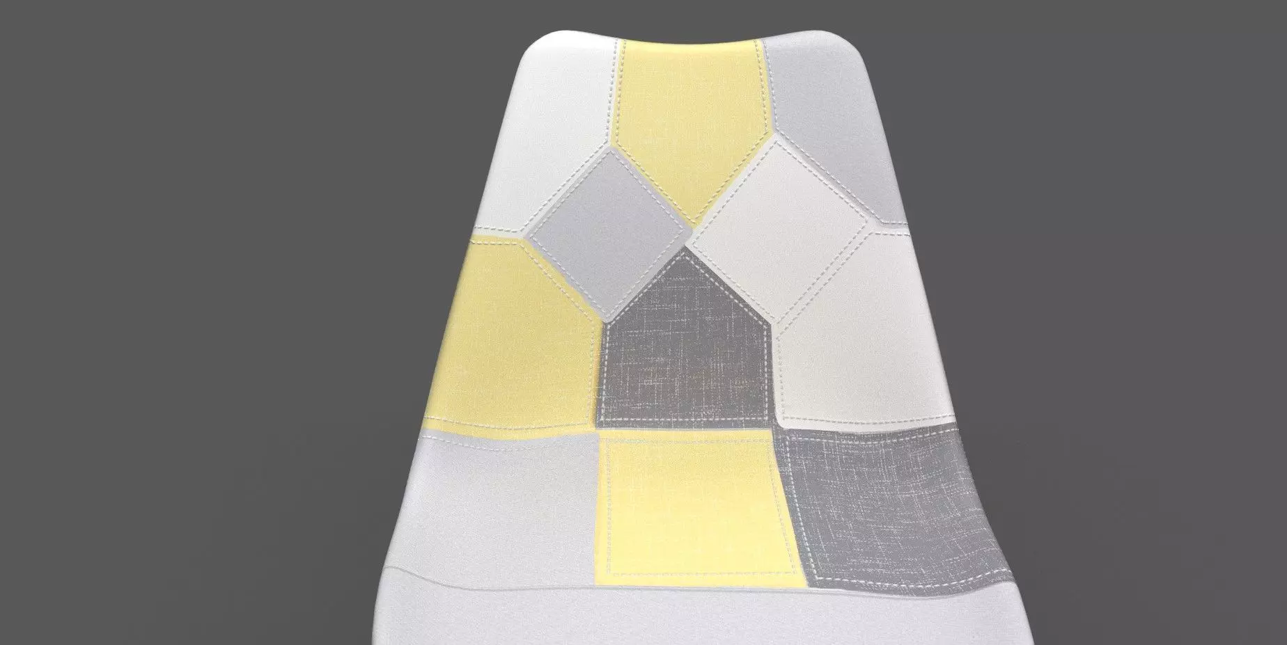 Dining Chair Low-poly 3D model_2