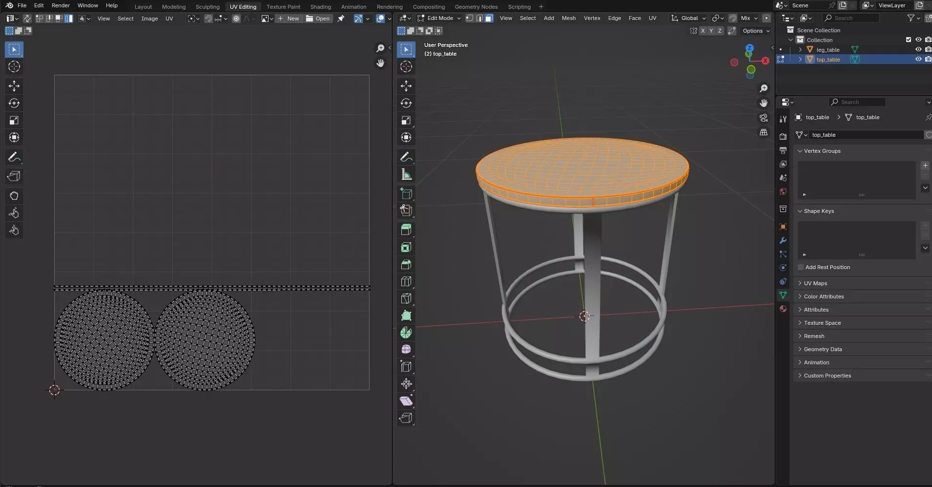 Round Table CG10 3D model_10