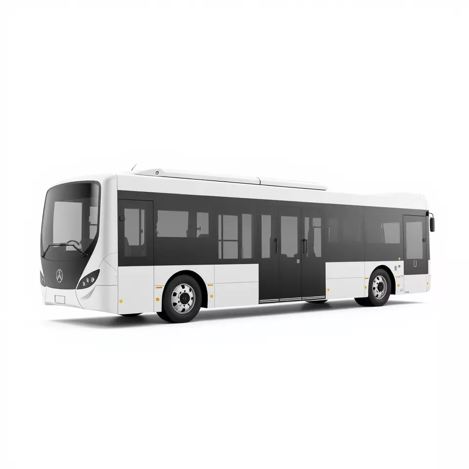 Modern Urban Bus model pack Low-poly 3D model_2