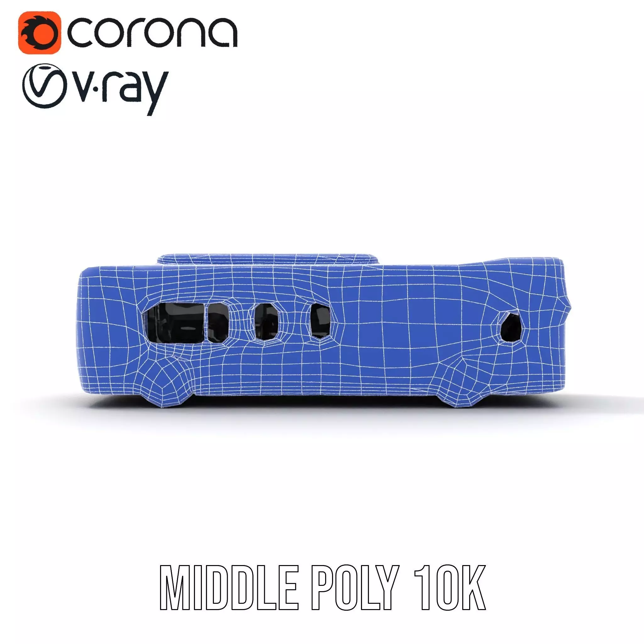 Modern Urban Bus model pack Low-poly 3D model_18