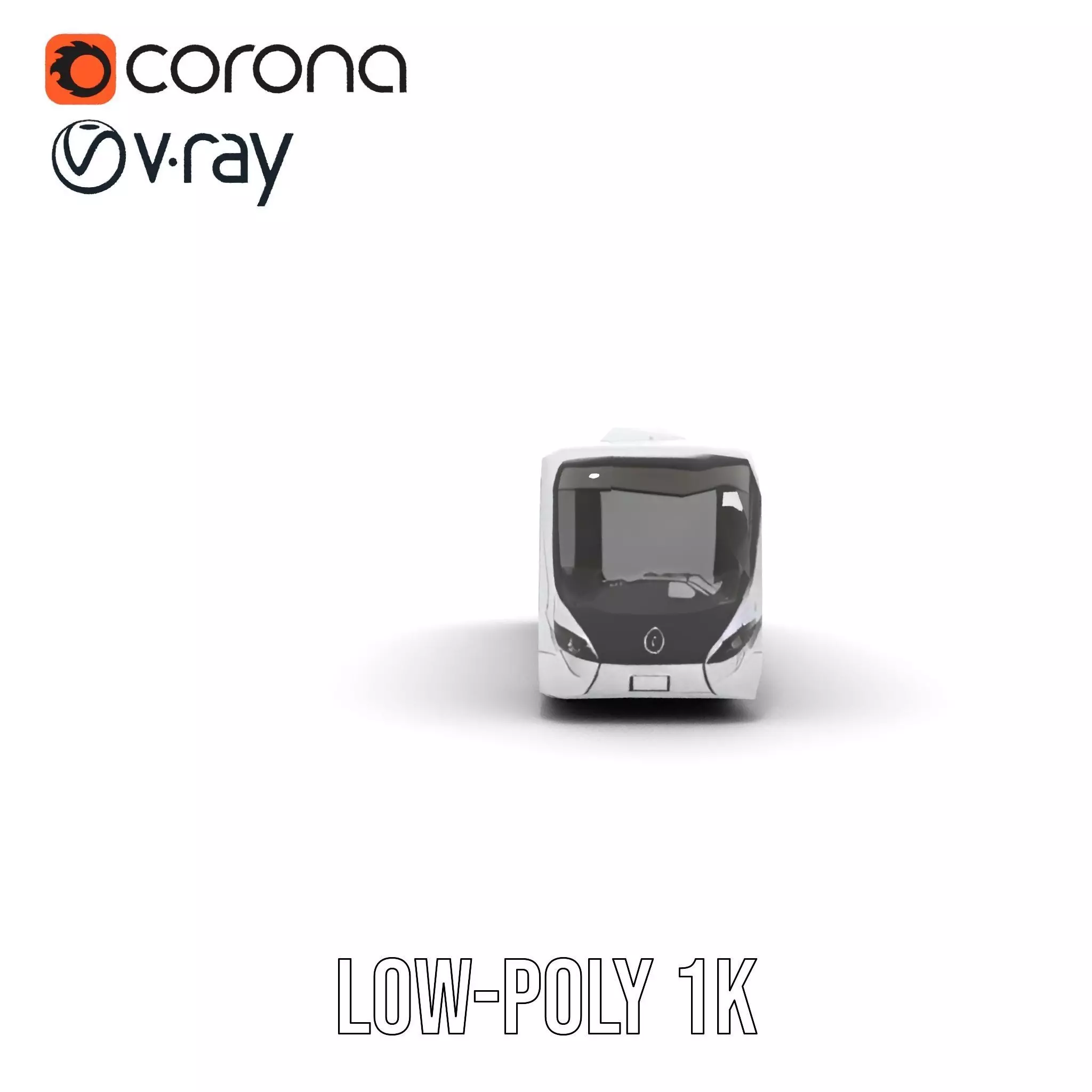 Modern Urban Bus model pack Low-poly 3D model_19