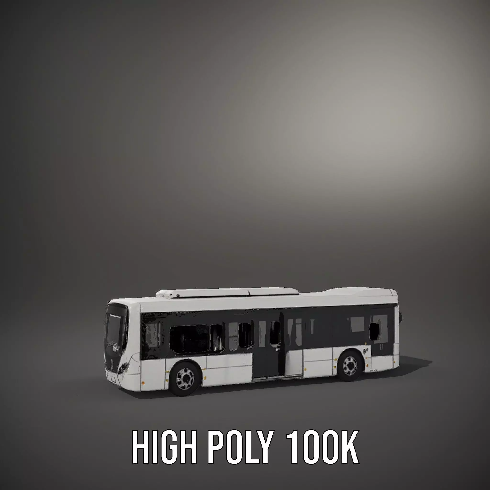 Modern Urban Bus model pack Low-poly 3D model_31