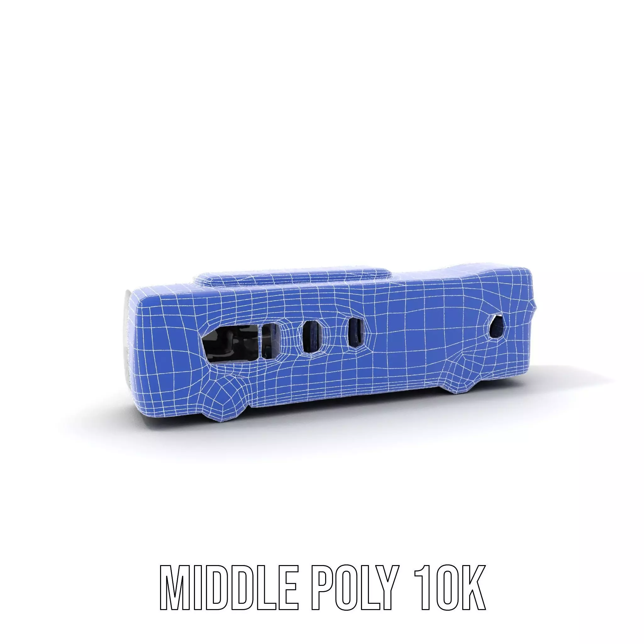 Modern Urban Bus model pack Low-poly 3D model_13