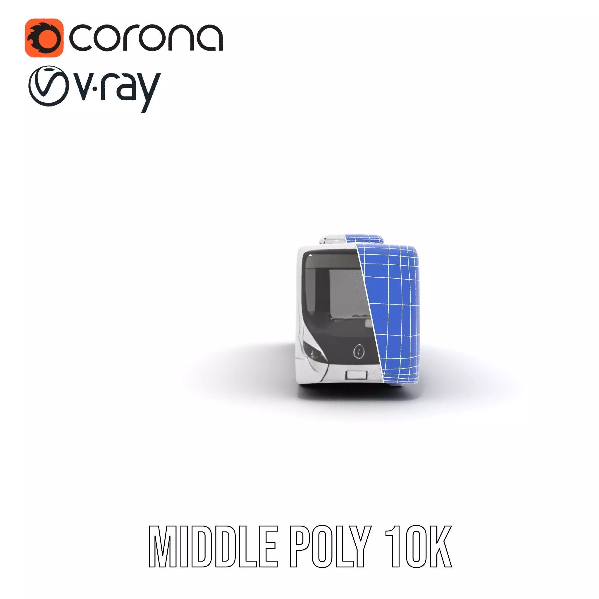 Modern Urban Bus model pack Low-poly 3D model_26