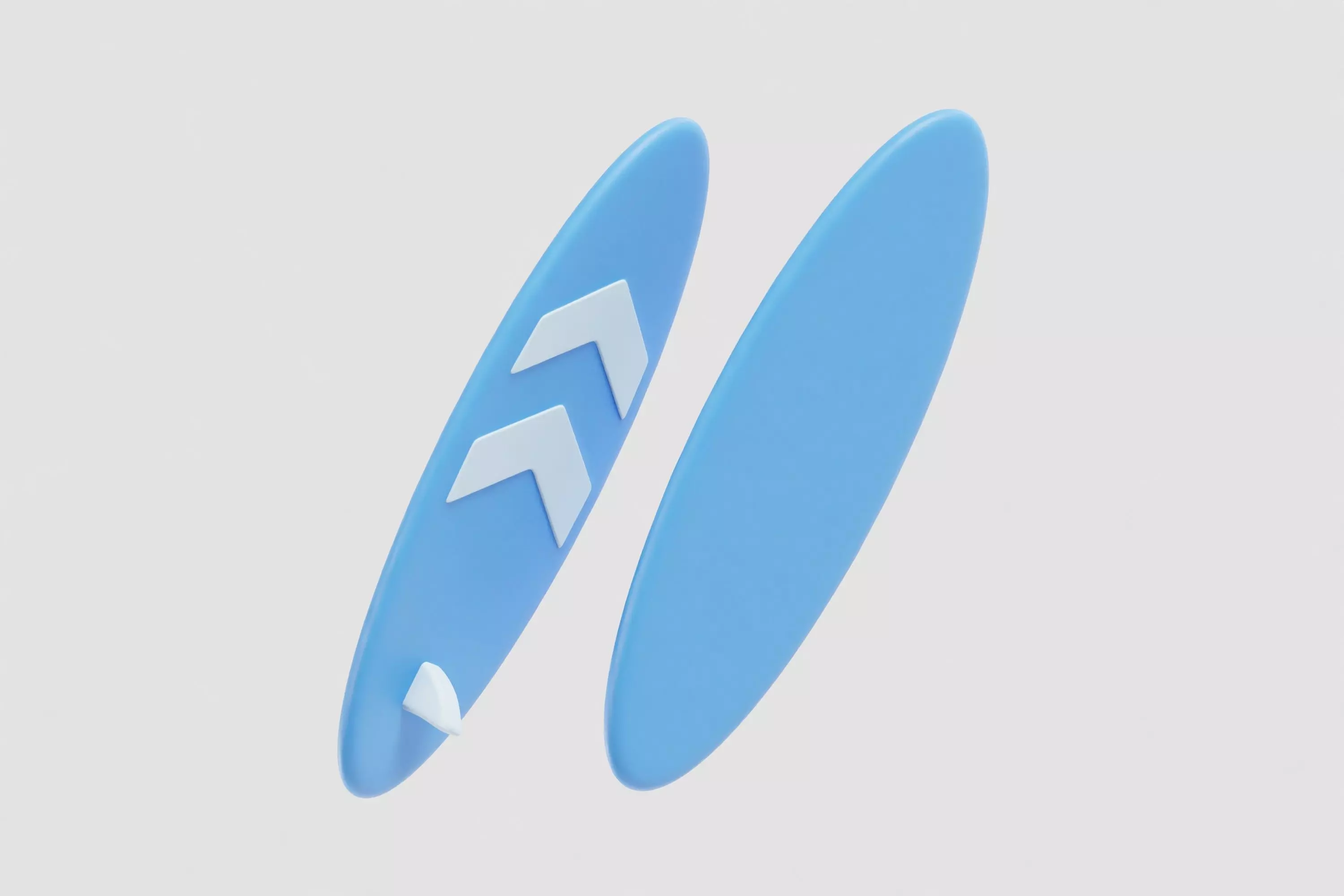 Surfboard Low-poly 3D model