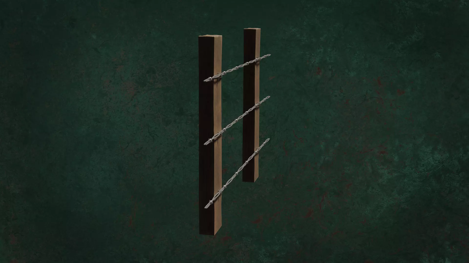 Military FencesWireB Series Metal Fortress Obstacle- N3P 3D model_13