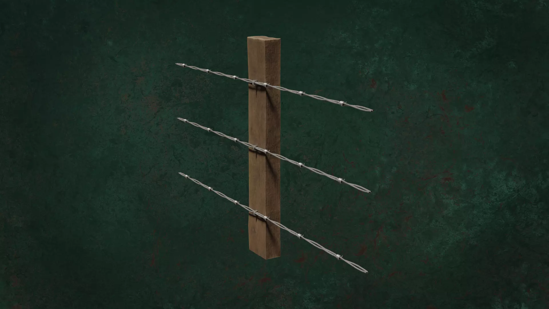 Military FencesWireB Series Metal Fortress Obstacle- N3P 3D model_10