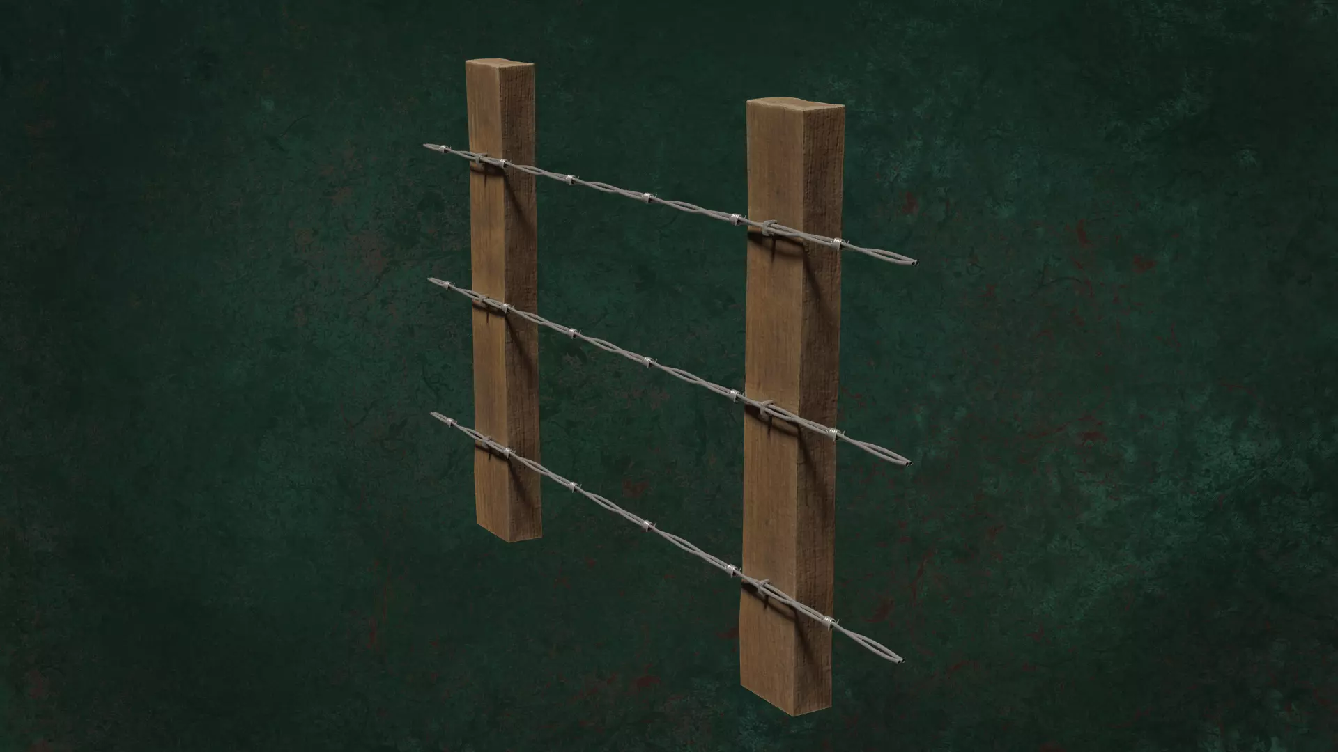 Military FencesWireB Series Metal Fortress Obstacle- N3P 3D model_9