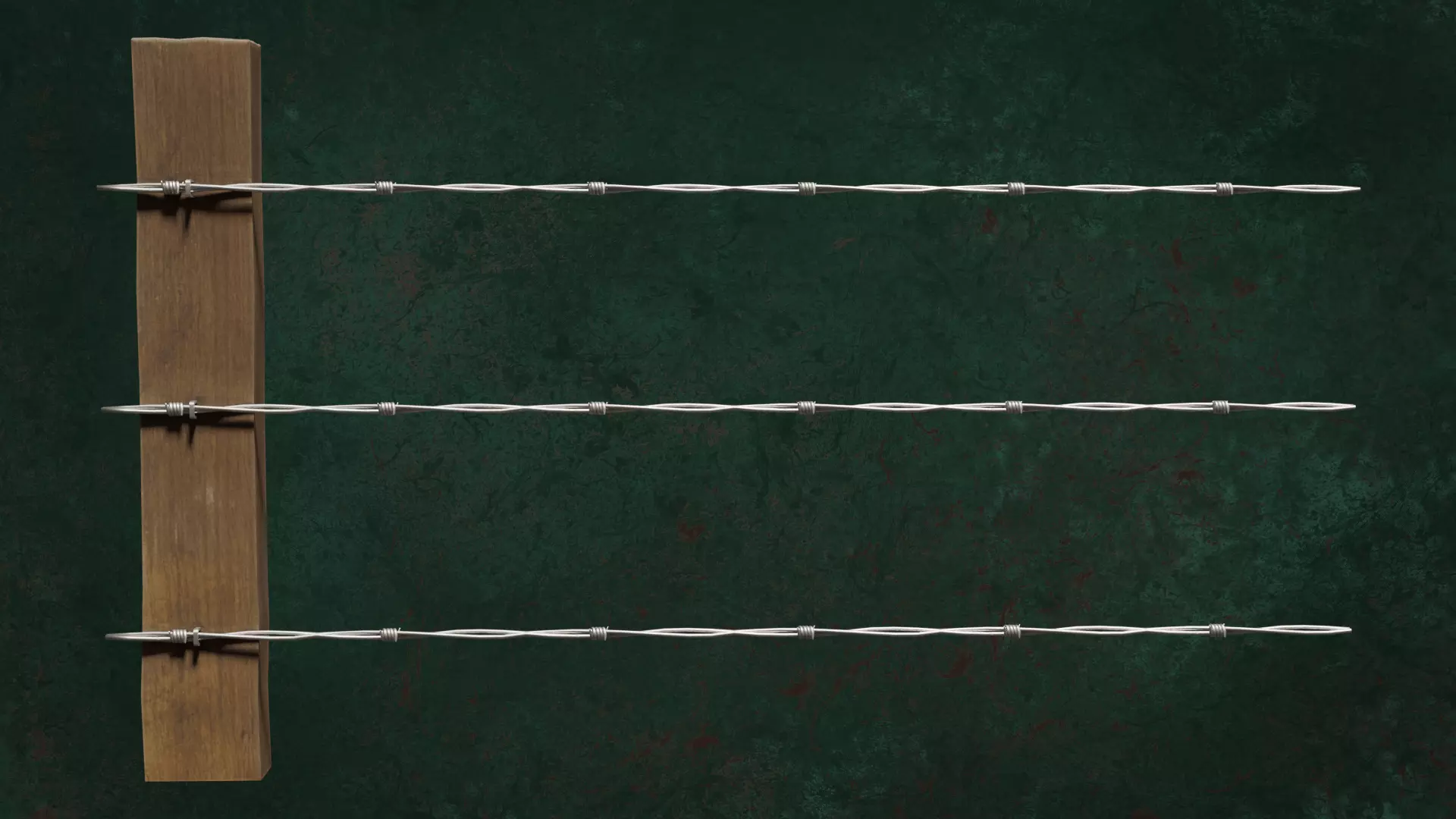 Military FencesWireB Series Metal Fortress Obstacle- N3P 3D model_8