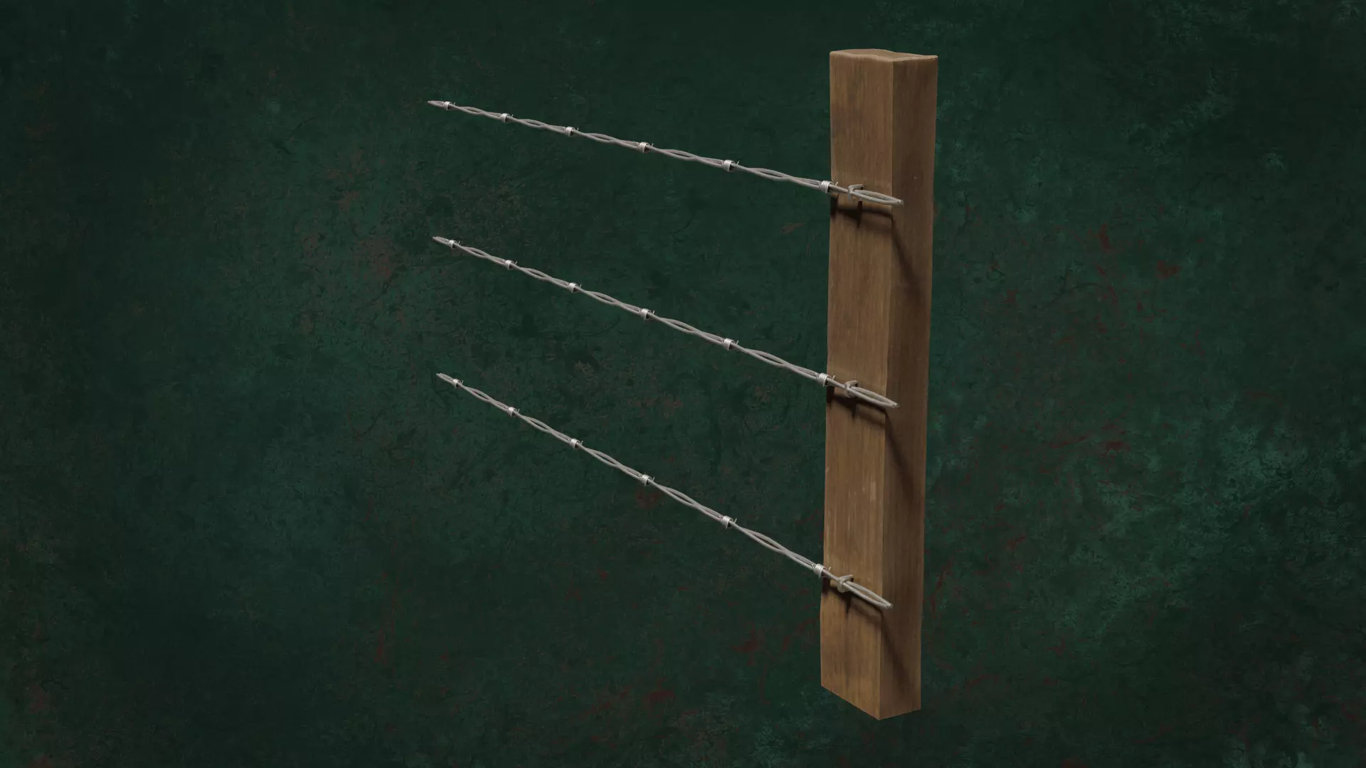 Military FencesWireB Series Metal Fortress Obstacle- N3P 3D model_11