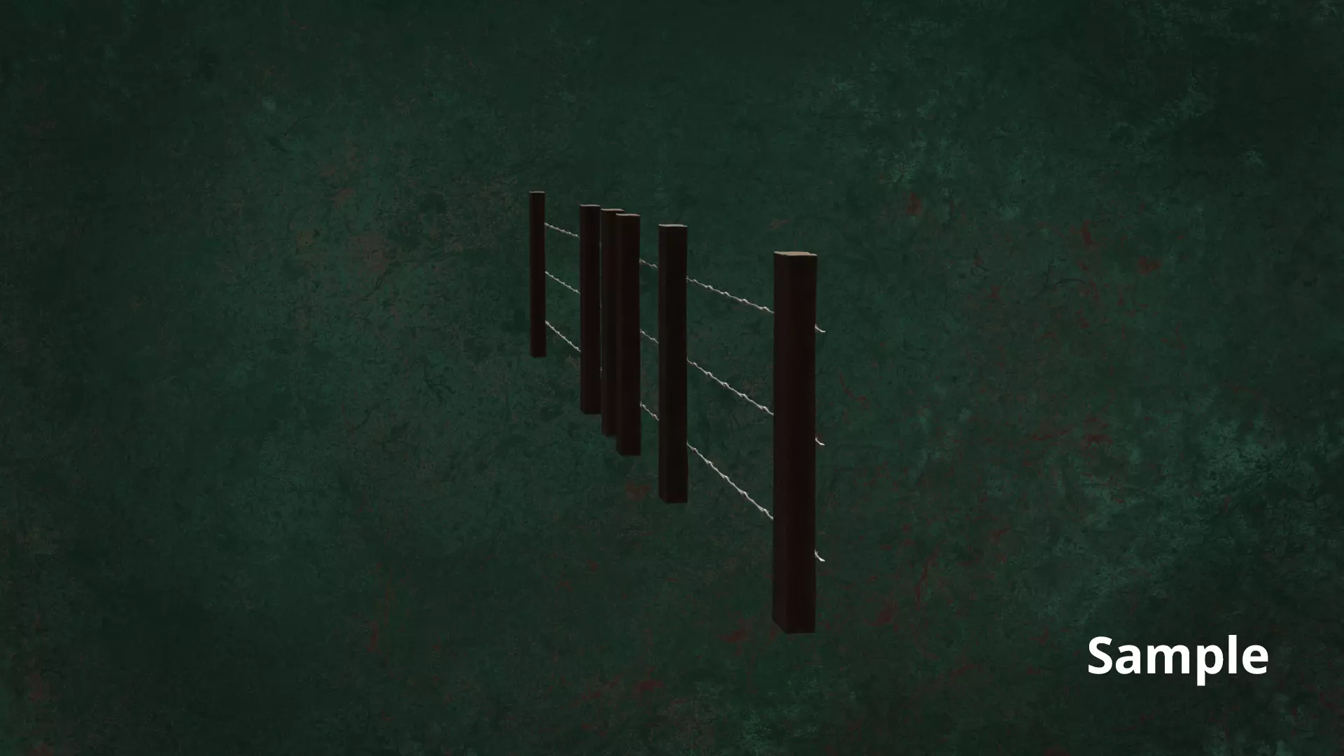 Military FencesWireB Series Metal Fortress Obstacle- N3P 3D model_18